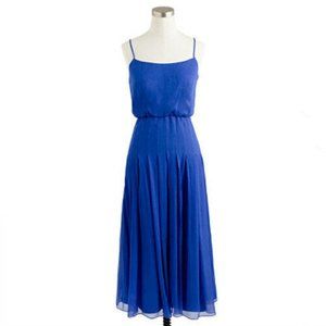 J.Crew Carmela silk chiffon party bridesmaid dress